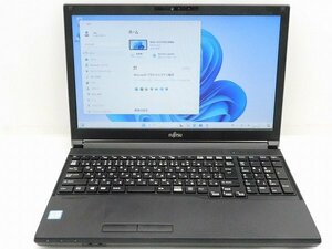 【1円スタート】富士通 LIFEBOOK　A579/A FMVA62001 Core i5 8365U 1.6Ghz 16GB 500GB(HDD) DVD-ROM 15.6インチHD(1366×768) Windows11Pro