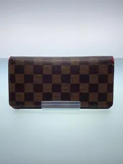 LOUIS VUITTON ポルト・フォイユ・ブラザ_ダミエ・エベヌ_BRW PVC ブラウン メンズ N60017