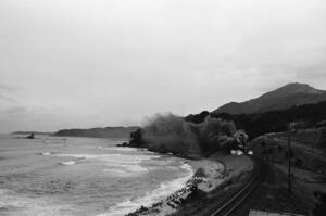 飾って楽しむ鉄道写真（去りゆく蒸気機関車：山陰本線 ） NO.63850144