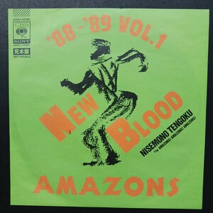 EP_12】AMAZONS アマゾンズ 贋物天国 プロモオンリー レア シングル盤 epレコード