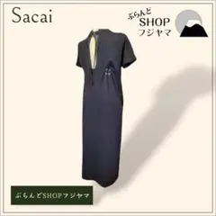 【特価】Sacai サカイ バッグベルトショートスリーブワンピース 2