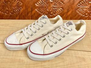 ★☆90s!USA!希少レア!コンバース ALL STAR 生成り 6.5 25cm converse オールスター ホワイト チャック デッド ビンテージ 236☆★