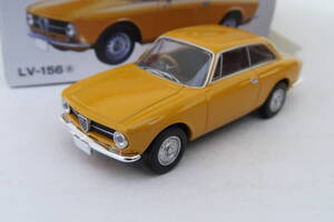 TOMICA LIMIYED VINTAGE LV-156a ALFA ROMEO GT 1600 Junior アルファロメオ 箱付 トミカ 1/64 コレ