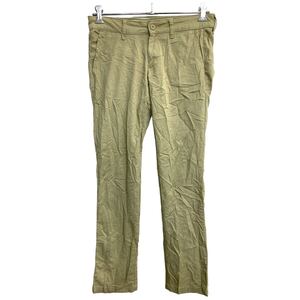 Dickies ワークパンツ W34 ディッキーズ レディース ストレート ベージュ 古着卸 アメリカ仕入 2404-363