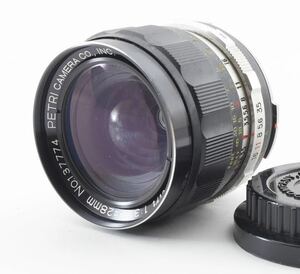 #1303★良品★ペトリ Petri C.C Auto 28mm F3.5 広角単焦点レンズ ペトリマウント★