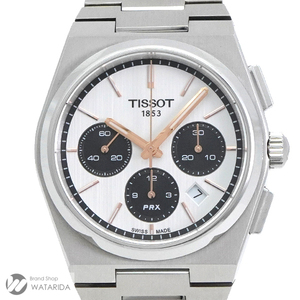 ティソ TISSOT 腕時計 PRX オートマティック クロノグラフ T137.427.11.011.00 T137427A パンダ ローズゴールド カラー 箱・保付