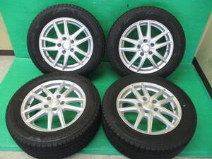 ☆2021年製 美品☆BRIDGESTONE BLIZZAK VRX3 215/55R16 ECOFORME【16×6.5J+38 5H-114.3】埼玉県発 現物確認OK♪4本set プリウスα など