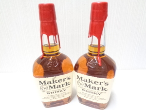 【未開栓】 Maker’s Mark メーカーズマーク レッドトップ 700ml おまとめ2本