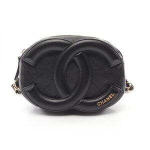 シャネル ココマーク スモール カメラバッグ ブランドオフ CHANEL レザー ウエストバッグ ボディバッグ レザー 中古 レディース