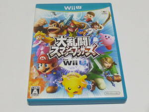 H6【即日発送 送料無料 動作確認済】WiiU ソフト 　大乱闘スマッシュブラザーズ　WiiU