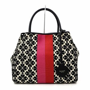 ケイトスペード KATE SPADE PXRUB289 スペードフラワー ジャガード ショルダー トートバッグ 2WAY レディース