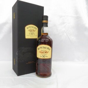 【未開栓】BOWMORE ボウモア 30年 アイラ シングルモルト クランナ・ダブ ウイスキー 750ml 43% 箱付 11581394 0529