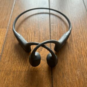 アフターショックスaftershokz☆黒骨伝導イヤホンジャンク