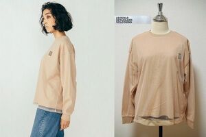 ●美品！DOUBLE STANDARD CLOTHING【ダブルスタンダードクロージング】チュールカットソー(*^_^*)定価11,000円+税