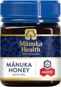 ボトル入り(250g) MANUKA HEALTH NEW ZEALAND マヌカヘルス マヌカハニー MGO115+ / UMF