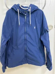 【雷市場（ポンジャン）商品韓国直送】 POLO RALPH LAUREN(ポロラルフローレン) ウインドブレーカー ユーティリティジャケット 青 L サイズ