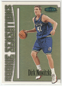 1999-00 Fleer TRADITION ROOKIE SENSATIONS DIRK NOWITZKI 15of20 RS