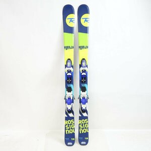 中古 子ども用 15/16 ROSSIGNOL TERRAIN Boy KIDS 128cm LOOK ビンディング付き スキー ロシニョール テレイン ルック