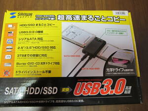 SANWA SUPPLY HDDコピー機能付き　SATA - USB3.0変換ケーブル USB-CVIDE4