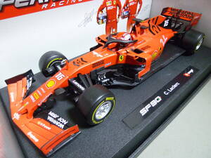 ブラーゴ 1/18 フェラーリ SF90 C.ルクレール MW仕様 日本GP 2019 FERRARI