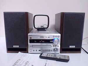 〓完動品＆整備品〓　ONKYO X-NFR7TX(D) CD/SD/USBレシーバーシステム、ハイレゾ対応です。