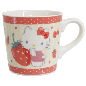 ◆ハローキティ 陶磁器MUG ハピネスガール(709)