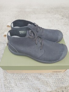 KEEN MOSEY CHUKKA LEATHER キーン モージー チャッカ レザー US9 27cm black ブラック