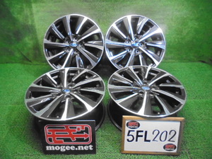 5FL202 R24)) 送料無料 スバル純正 18インチアルミホイール4本セット 18×7.5J 114.3×5H +55 レヴォーグSTIスポーツ