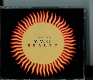 #7220 中古CD Y.M.O. SEALED シールド CD SELECTION 2枚組 ※歌詞カードにヤケ、シミ汚れ、書き込み、裏ジャケットにヤケ有