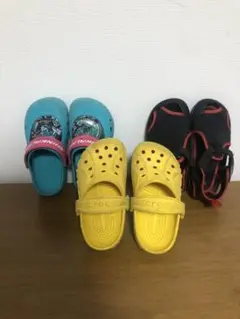 子供靴　男の子　サンダル　クロックス　16cm  17cm