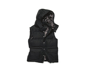 美品　￥63000　uniform experiment HOODED DOWN VEST/SOPHNET. ソフネットサイズ紺S