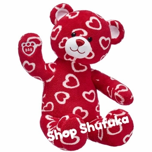 ビルドアベア★テディベア ぬいぐるみ 赤 ハート 40cm ラブベア Love Bear クマ くま プレゼント 日本未販売 Build a bear クリスマス 