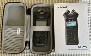 超美品　TASCAM DR-07X 本体・ケース タスカム