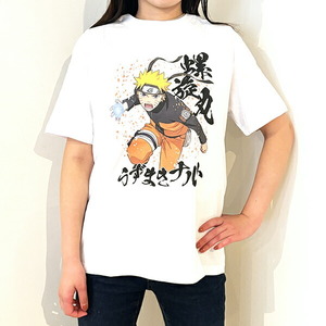 NARUTO(ナルト) うずまきナルト螺旋丸 Tシャツ(ホワイト) 3Lサイズ アパレル ジャンプ