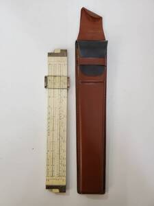 HEMMI ヘンミ 計算尺 スケール No.26 ケース付き 当時物 昭和レトロ 検) SUN bamboo slide rule hemmi