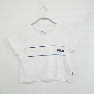 ◇ FILA × GYDA ロゴ プリント 半袖 Tシャツ カットソー ホワイト系 マルチ レディース P