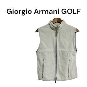 Giorgio Armani GOLF フリースベスト フリース アウトドア ゴルフ グレー