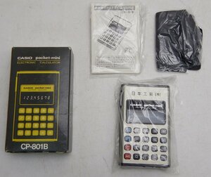 CASIO カシオ☆pocket-mini ポケットミニ CP-801B 電卓☆デッドストック？ 昭和レトロ☆E0627328