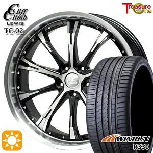 高崎 新品 サマータイヤセット クリフクライム ルイス TC-02 18x7.0J +48 5H100 WINRUN R330 215/40R18インチ