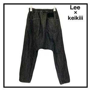 Lee×keikiii　希少コラボ　サルエルデニムパンツ　ブラック　70sライク