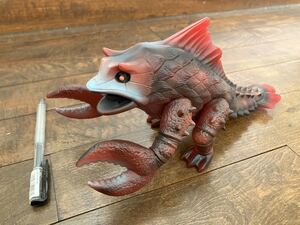 エビレオン　マルサン　テデロス　オリジナル怪獣　クリアレッド　ソフビ　中古　検索　ブルマァク