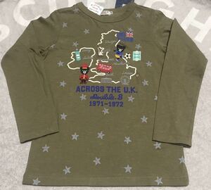 ★ダブルB★長袖Ｔシャツ★130★新品★ミキハウス★ツアー ロンＴ