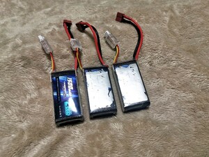 Zeeeリポバッテリー　7.4v　1500mah 60c 3本