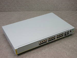 Allied Telesis L2スイッチ CentreCOM AT-x230-28GP (最新ファームウェア x230-5.5.3-2.1.rel) 初期化済み No.T582