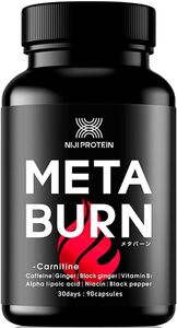 ニジプロテイン　メタバーンNIJI PROTEIN　META BURN メタバーン90カプセル　 Lカルニチン　α-リポ酸