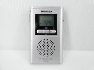 ★☆東芝 FMステレオ/AMポケットラジオ TY-SPR2 動作品 オマケ新品電池付き☆☆★