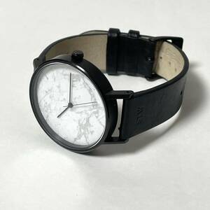 STW 腕時計 スイス製ムーブメント クォーツ レザーベルト STONE SWISS MOVEMENT (k