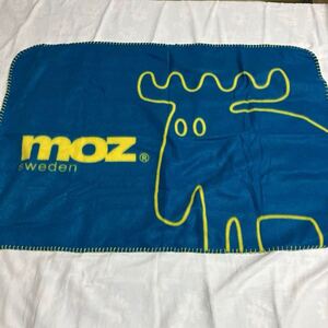 ｍｏｚ(sweden)スウェーデンカラー フリースブランケットサイズ約90㎝ x60㎝