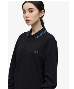 「FRED PERRY」 長袖ポロシャツ M ブラック系その他5 レディース