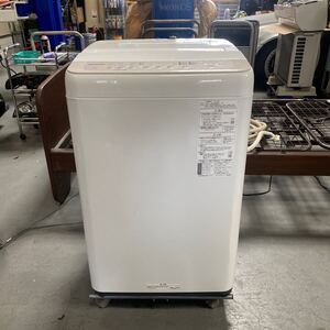 全自動洗濯機 Panasonic パナソニック NA-F6PB1 2023年製 6Kg 給水ホース 風呂水ホース付き 実働品 全自動電気洗濯機 中古家電